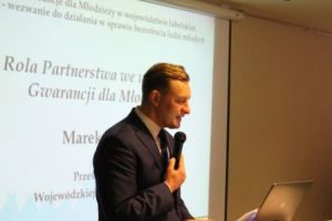 Na zdj. Marek Białach, przewodniczący Wojewódzkiej Rady Zatrudniania / fot. D. Karp-Skomra