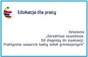 banner projektu Edukacja dla pracy