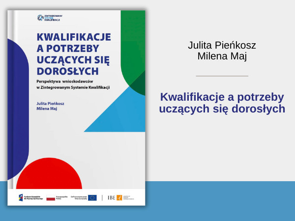 okładka zawierająca tytuł publikacji wraz z autorami Milena Maj i Julita Pieńkosz